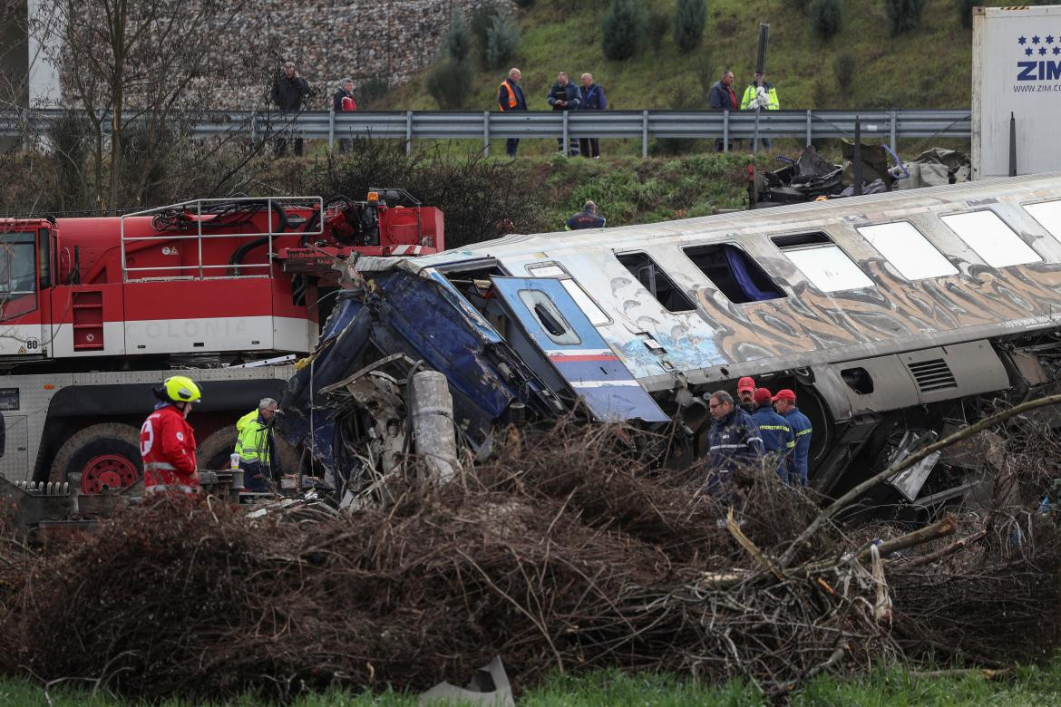 Choque de trenes en Grecia_Reuters