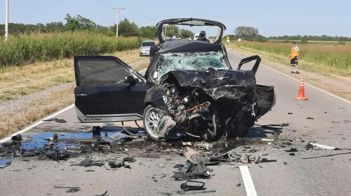 El fatal accidente ocurrió este sábado por la mañana. Foto: gentileza Vía País