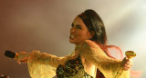 Lali en Vélez. Foto: Télam.
