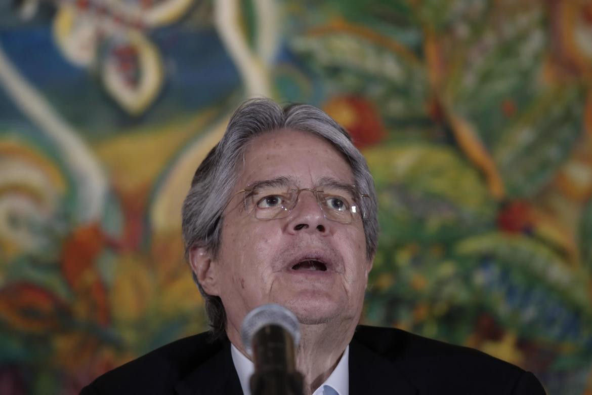 Guillermo Lasso, presidente de Ecuador. Foto EFE.