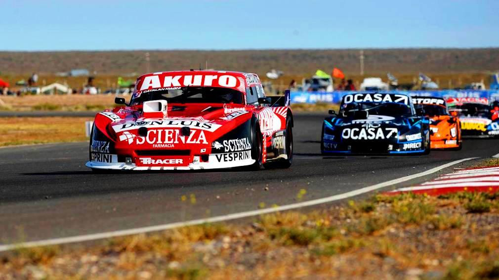 Juan Catalán Magni; ganador del Turismo Carretera en Neuquén. Foto: NA.