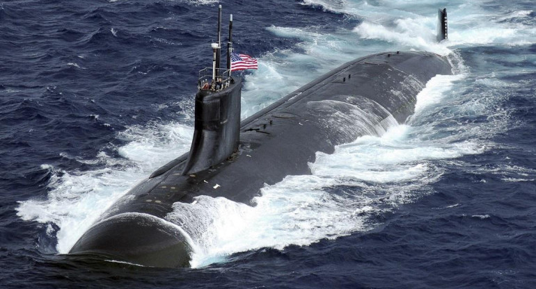 Submarino nuclear de Estados Unidos, foto coldwarboats.org
