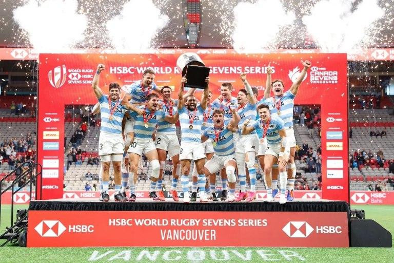 Los Pumas 7s ganaron un nuevo título. Foto: NA.