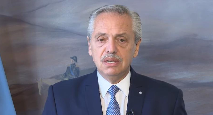 Alberto Fernández, Gobierno, captura de pantalla	