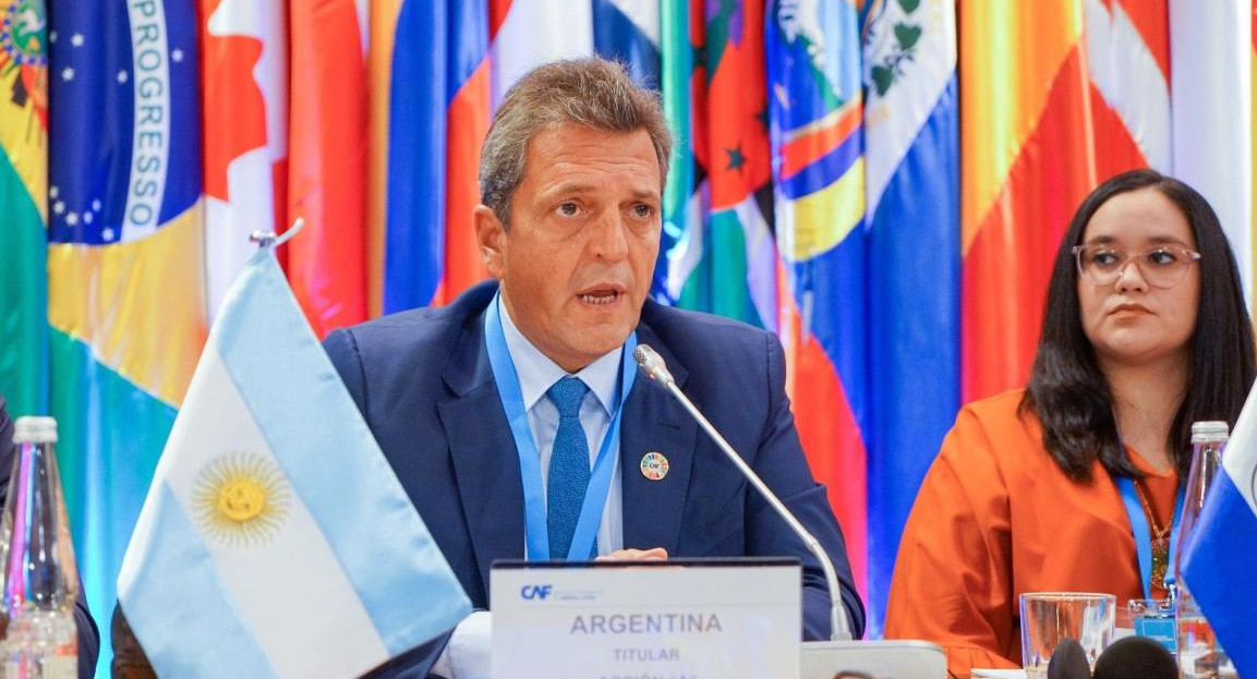 Sergio Massa, CAF, Foto Presidencia de la Nación