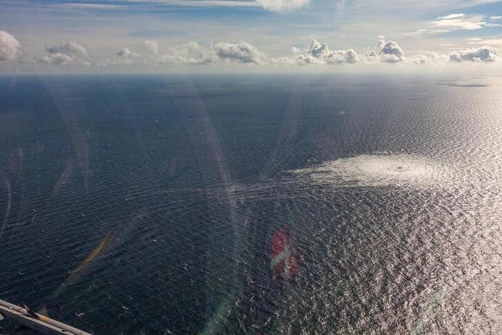 El mar negro, donde estaba ubicado el Nord Stream. Foto Reuters.