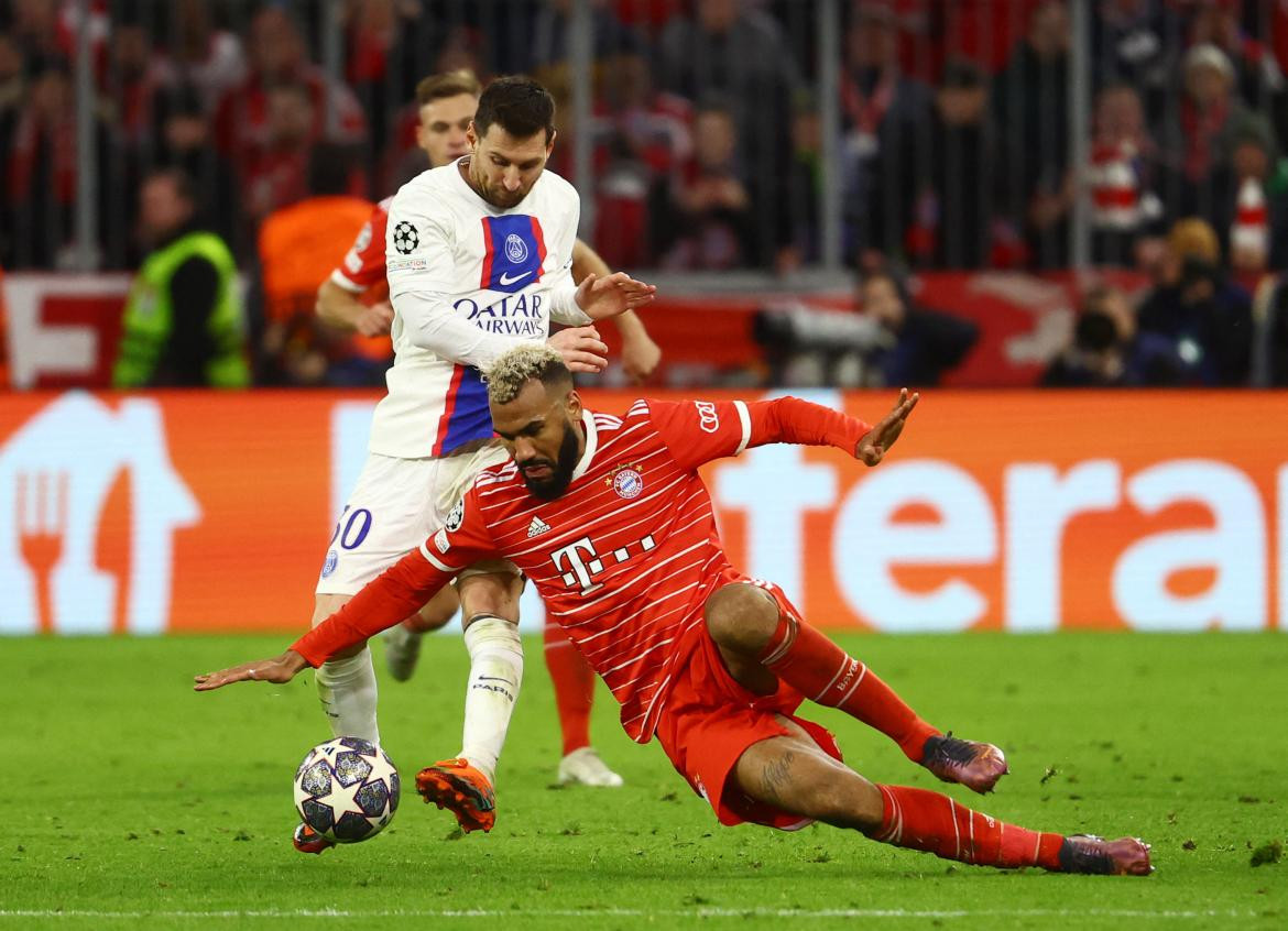 Lionel Messi en el Bayern Munich ante el PSG por la Champions League. Foto: NA.