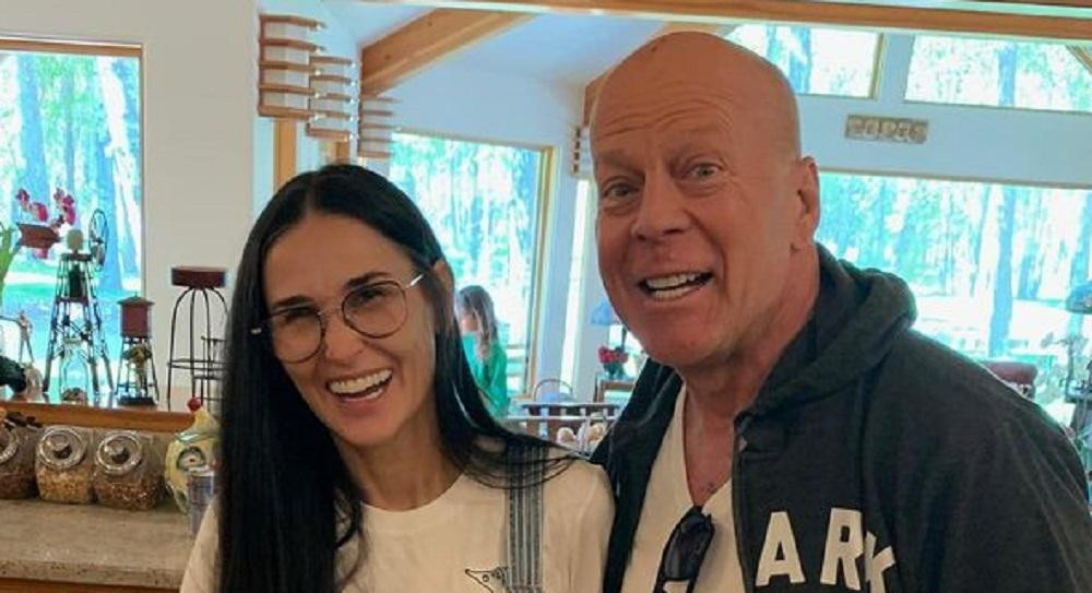 Demi Moore y Bruce Willis. Foto: Instagram/demimoore.