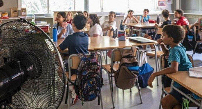 Ola de calor en escuelas, Entre Ríos. Foto: elentrerios