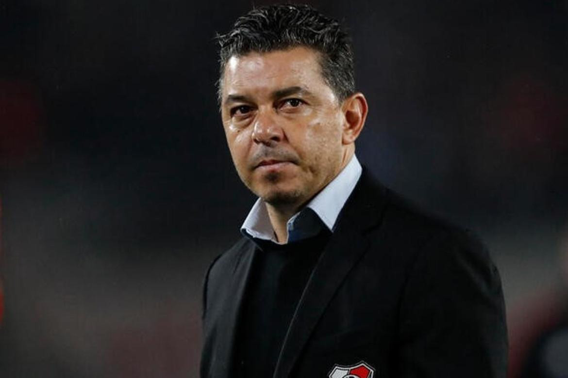 Marcelo Gallardo, director técnico. Foto: REUTERS