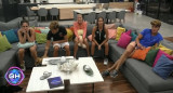 Participantes de Gran Hermano recibiendo mensajes de los ex. Foto: Captura de video.