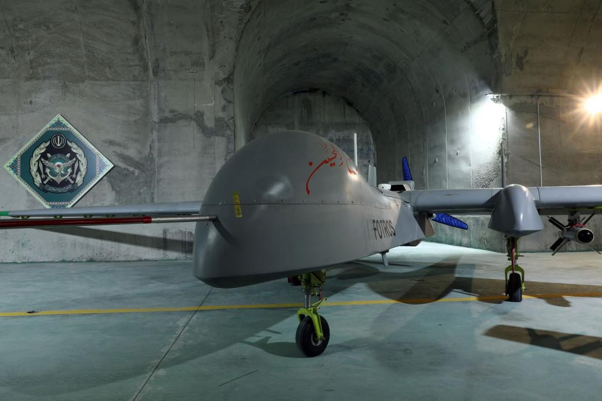 Drones iraníes. Foto: REUTERS