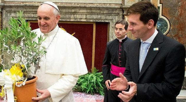 Papa Francisco, Messi, Foto: Vatican News/ACI prensa