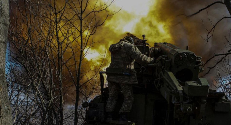 Bajmut, guerra en Ucrania. Foto: REUTERS