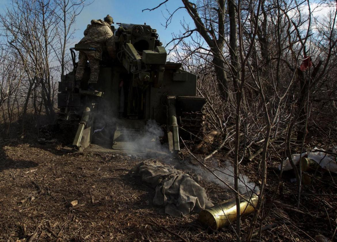 Bajmut, guerra en Ucrania. Foto: REUTERS