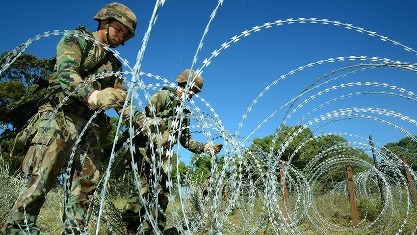 Compañía de Ingenieros de las Fuerzas Armadas. Foto: Télam