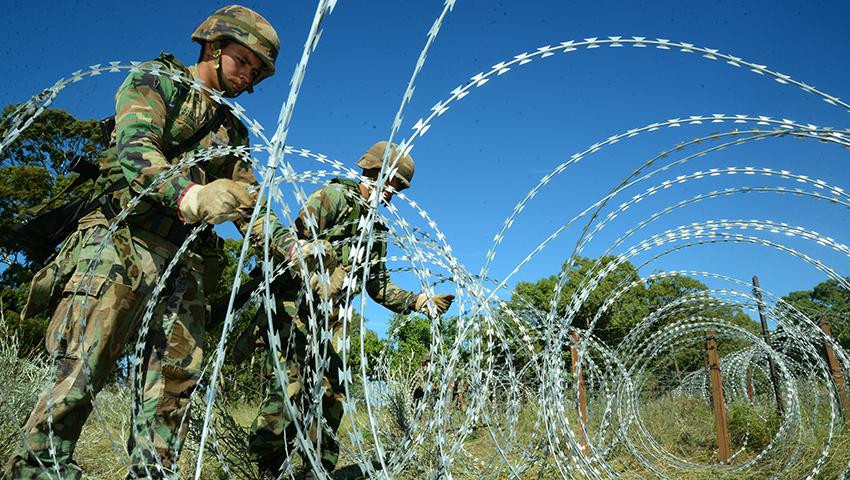 Compañía de Ingenieros de las Fuerzas Armadas. Foto: Télam