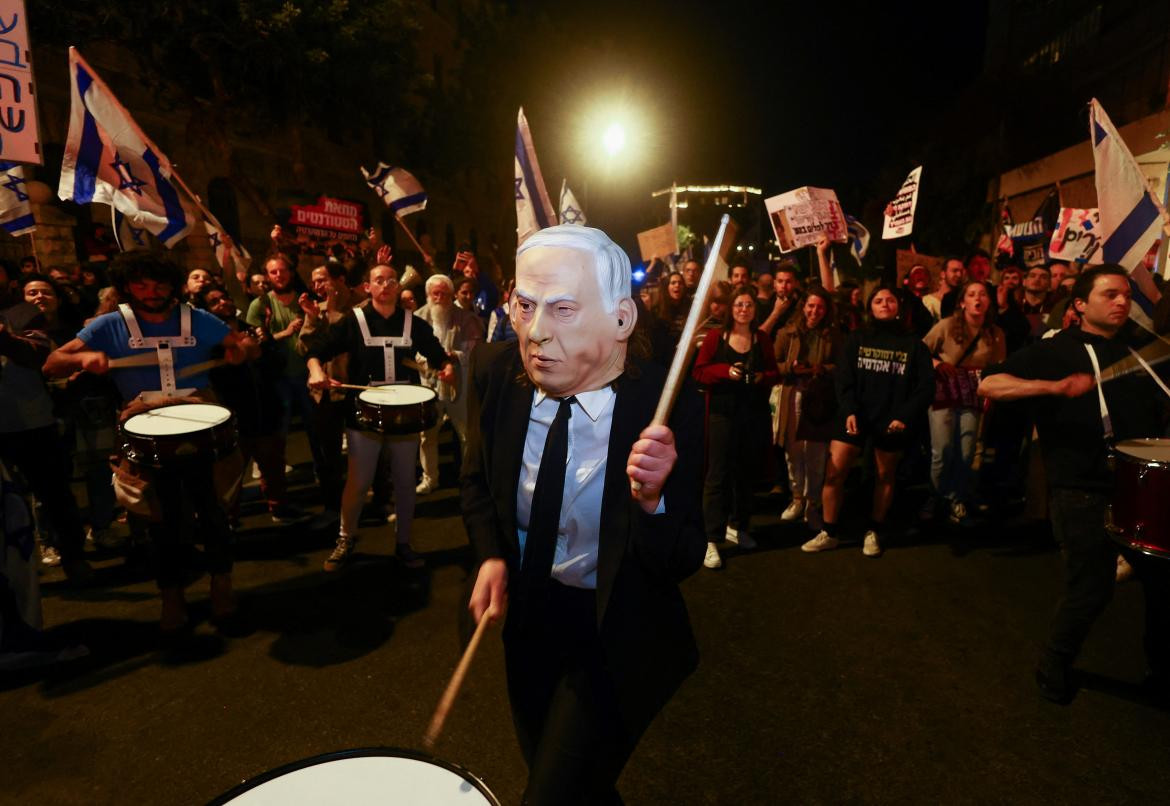 La reforma judicial de Netanyahu está en una encrucijada. Foto: Reuters. 