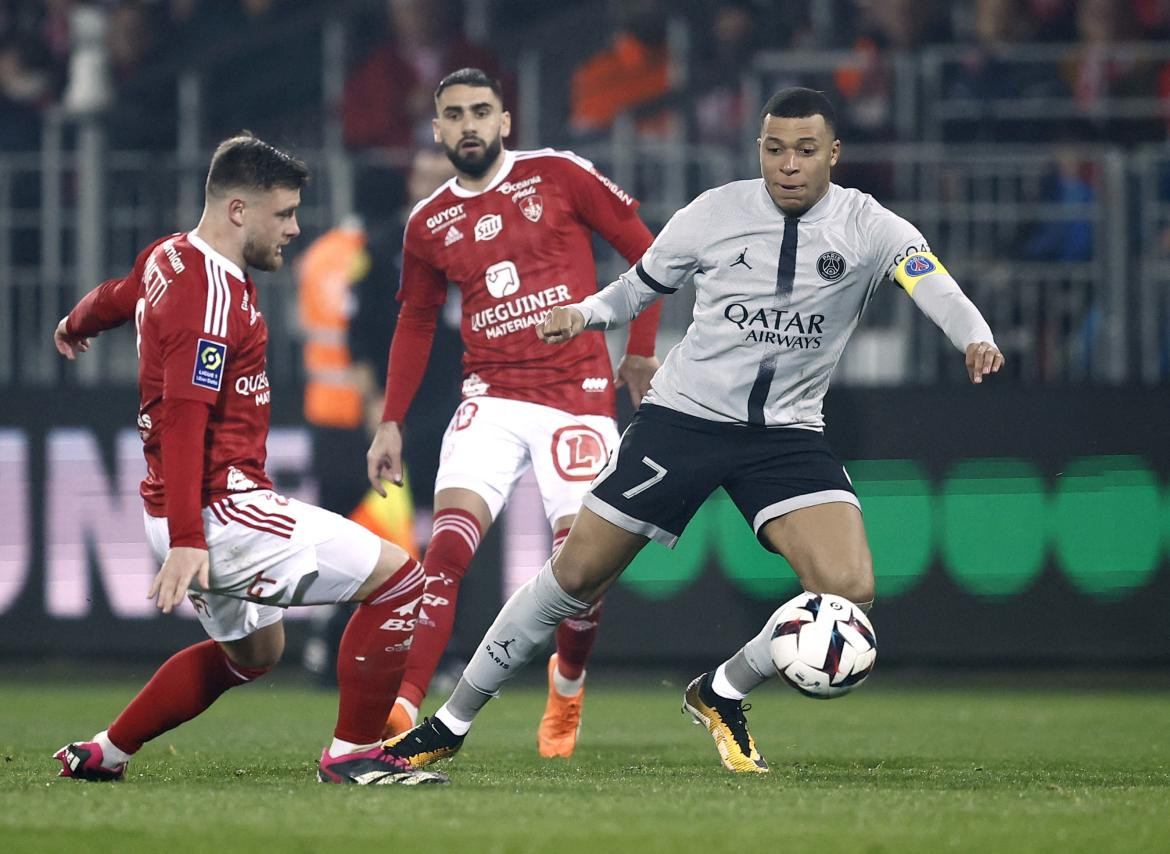 Brest vs PSG, Liga 1. Foto: REUTERS