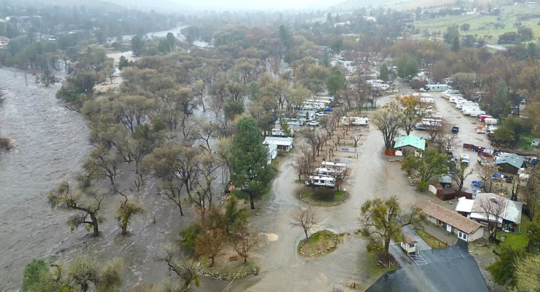 Tormentas e inundaciones en California. Reuters
