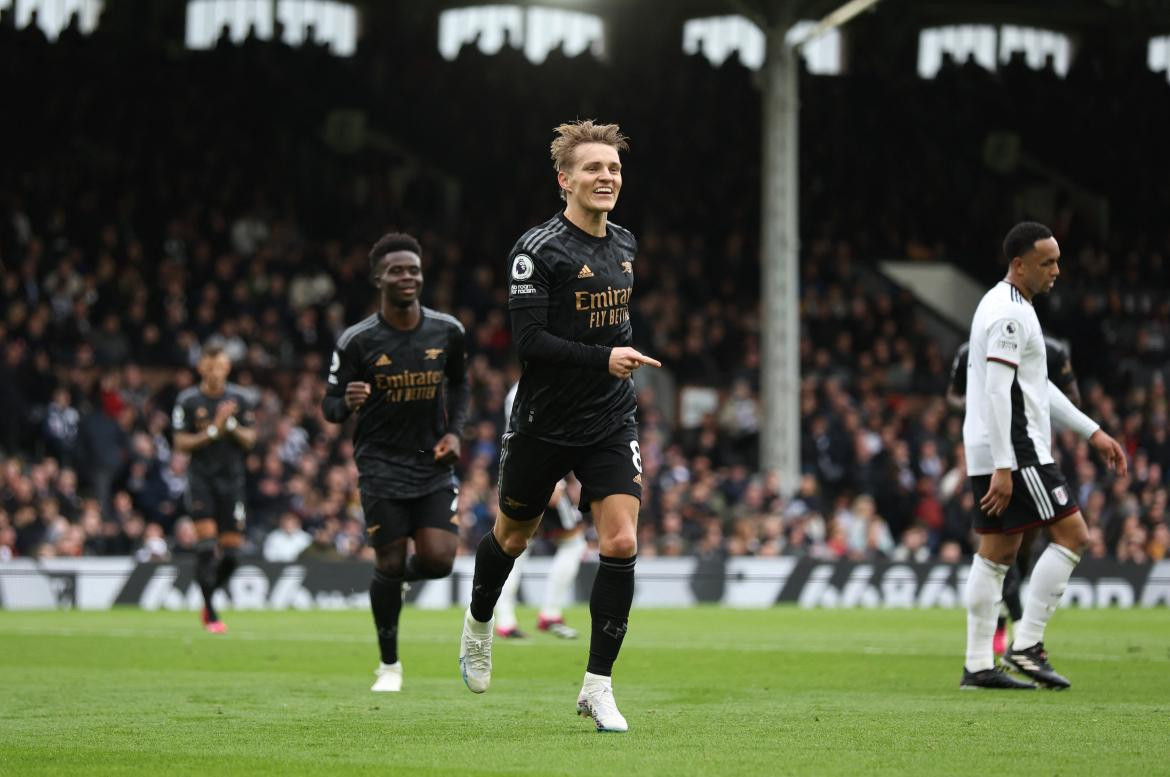 Martin Odegaard; Fulham vs. Arsenal. Foto: Reuters.