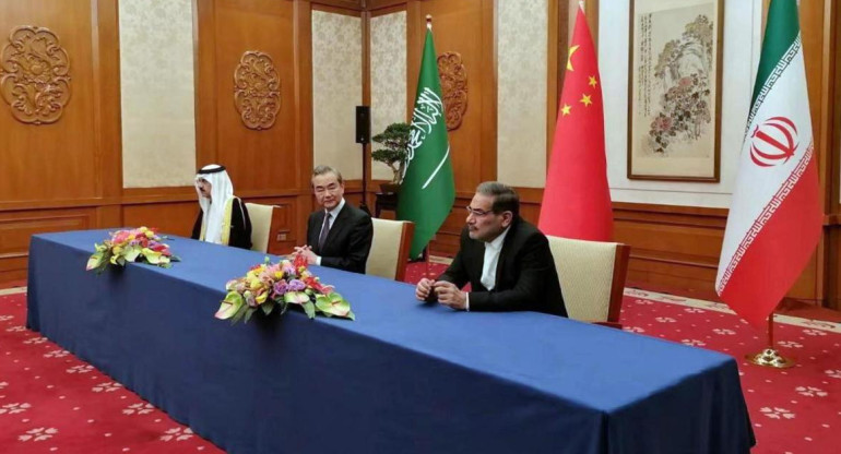 Acuerdo entre Irán y Arabia Saudí. Foto: EFE. 