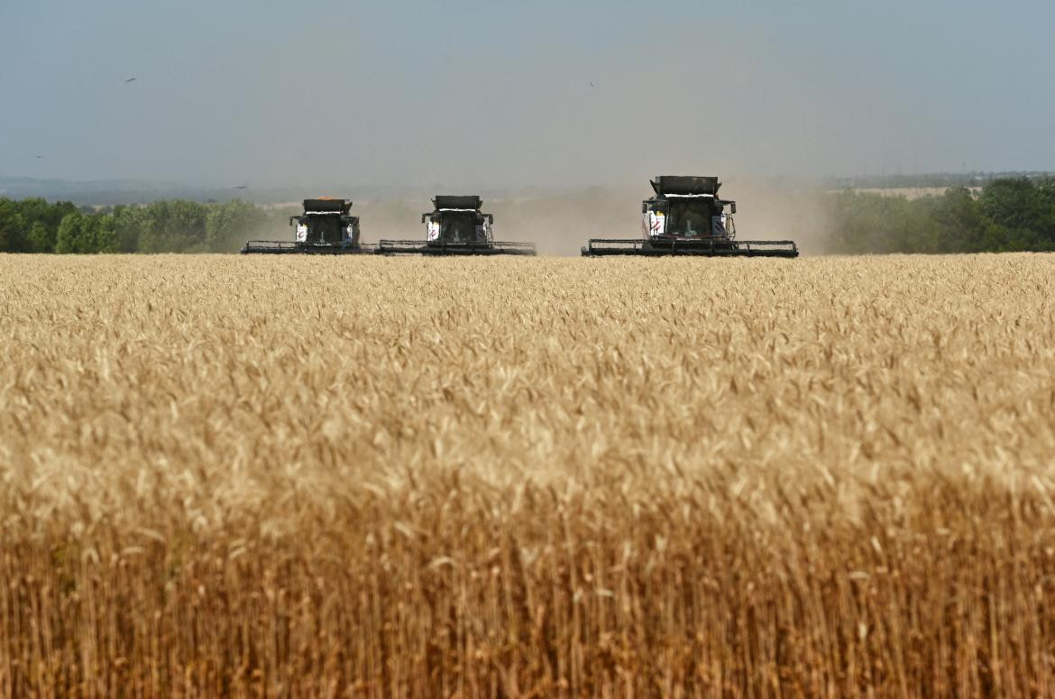 Cosecha de cereales en Rusia. Foto: Reuters.