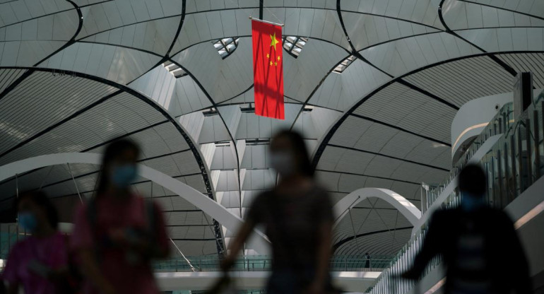 Aeropuerto en China. Foto: Reuters. 