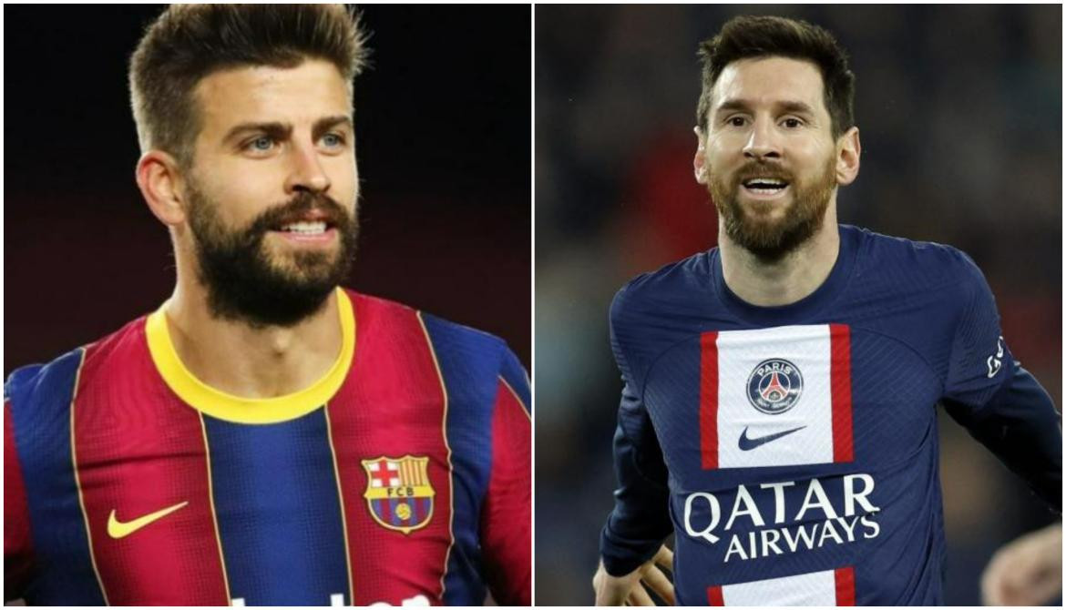 Gerard Pique y Lionel Messi. Fotos: Instagram/3geradpique - Reuters.