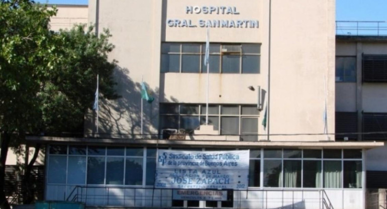 Hospital San Martín de La Plata. Foto: web hospitalsanmartin