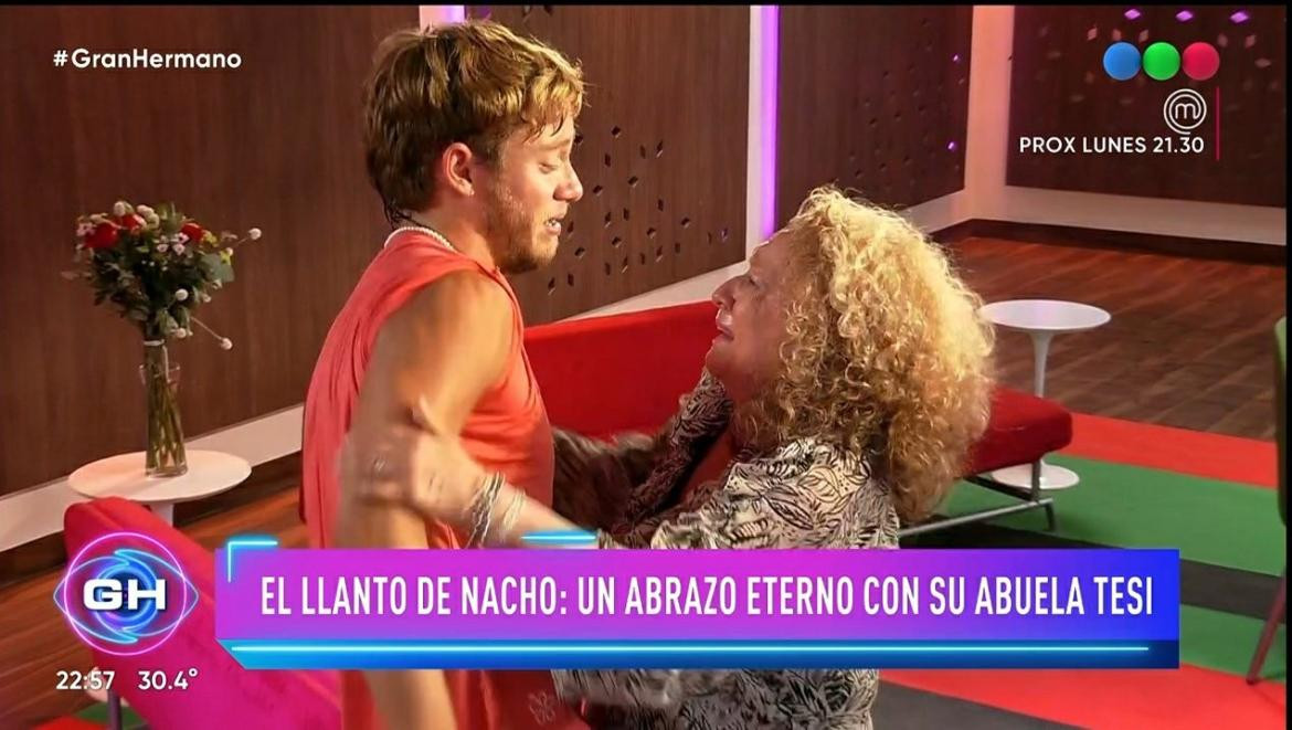 Nacho de Gran Hermano y su abuela.