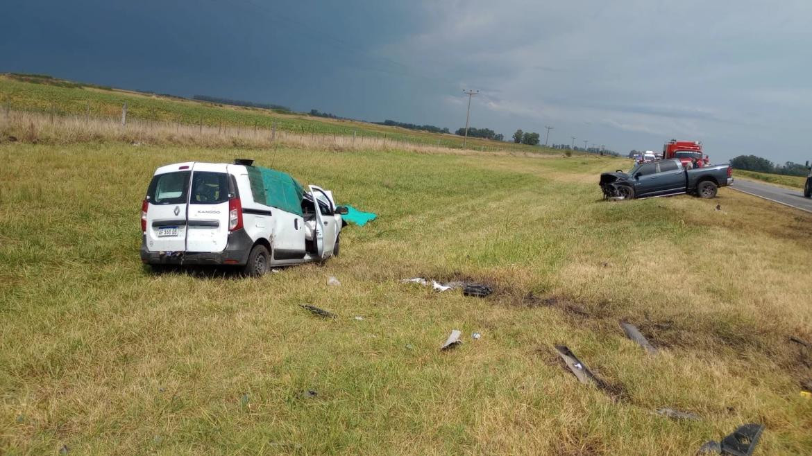 El accidente del hijo de Ramón Díaz. Foto: NA.