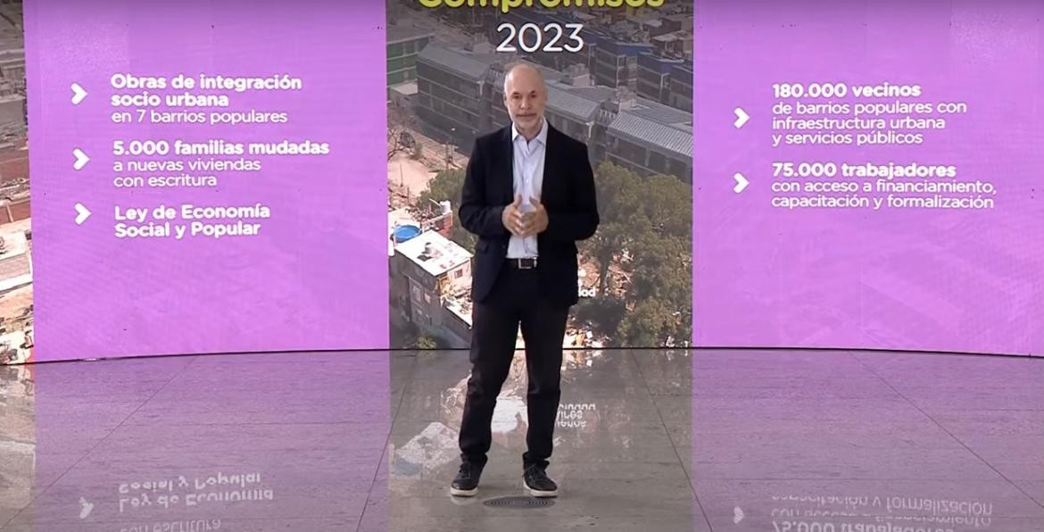 Horacio Rodríguez Larreta, jefe de Gobierno de CABA, foto captura