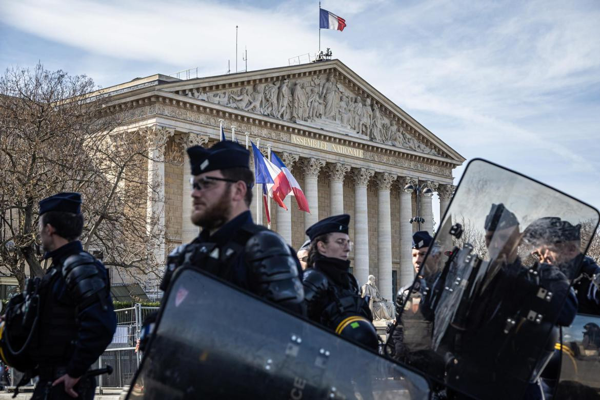 Tensión en Francia. Foto: EFE.
