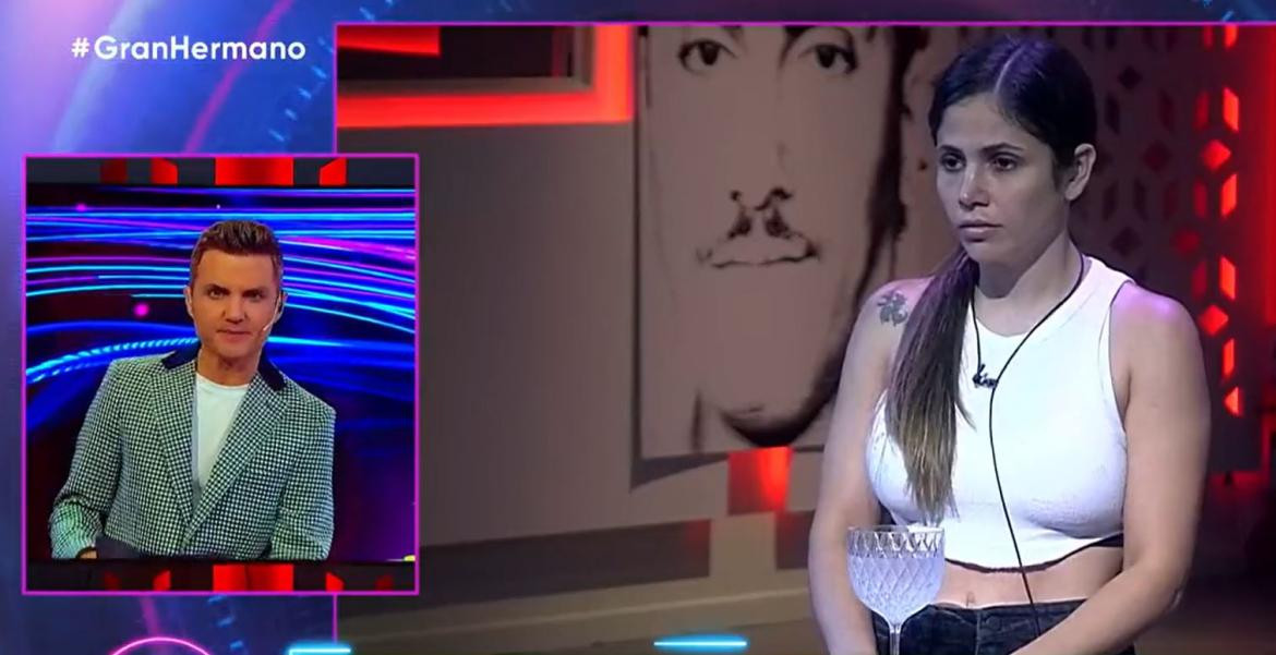 Romina Uhrig; Gran Hermano. Foto: captura de video.