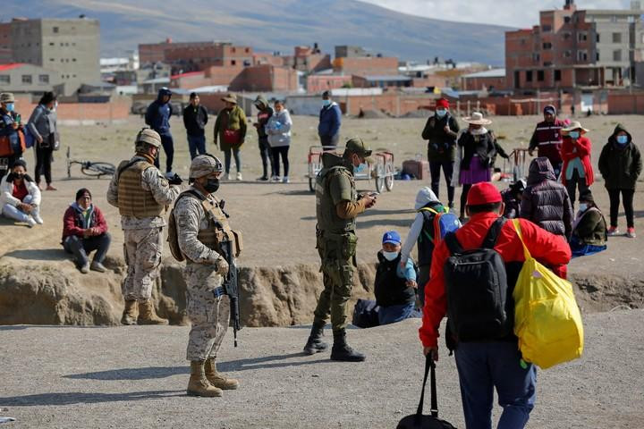 Migrantes en Chile. Foto: REUTERS