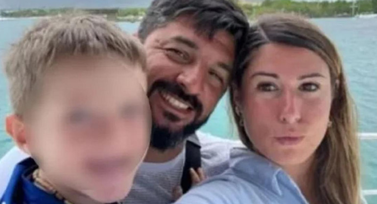 Michael Díaz y su esposa fallecida en el accidente de tránsito. Foto: redes sociales