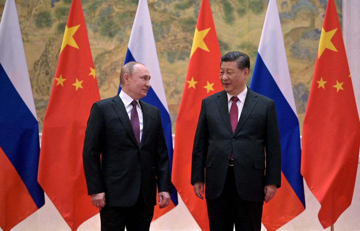 Vladimir Putin y Xi Jinping. Foto: REUTERS.