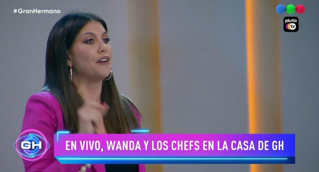 Wanda Nara en Gran Hermano.