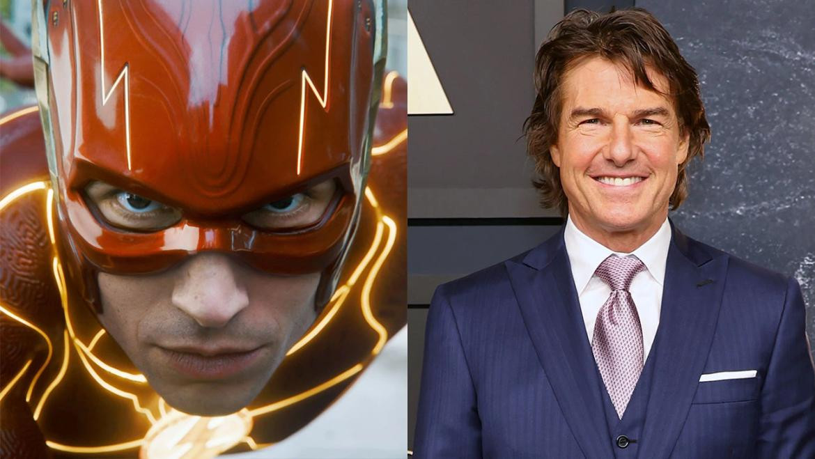 Tom Cruise y The Flash. Foto: The Hollywood Reporter