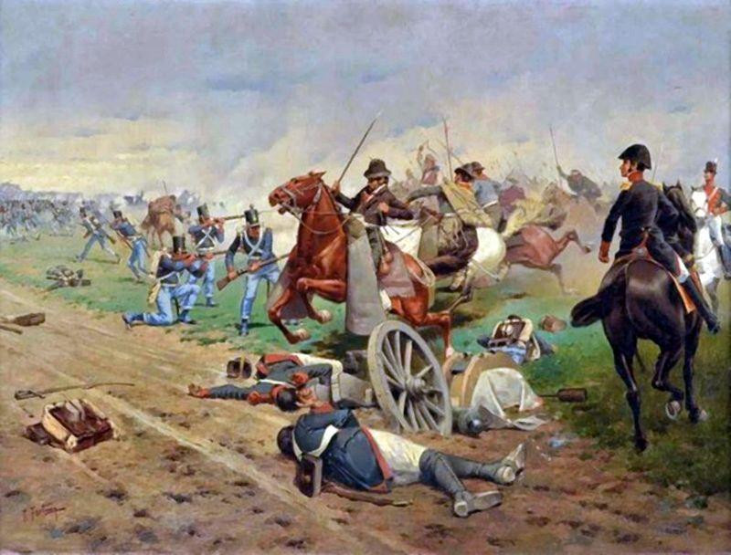 Batalla de Tucumán, cuadro de Francisco Fortuny