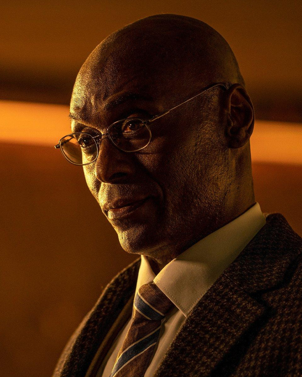 Lance Reddick como Charon en la cuarta entrega. Foto Twitter @JohnWickMovie.