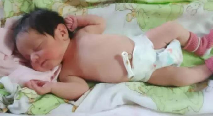 La beba robada del Hospital Paroissien. Foto: captura de video.