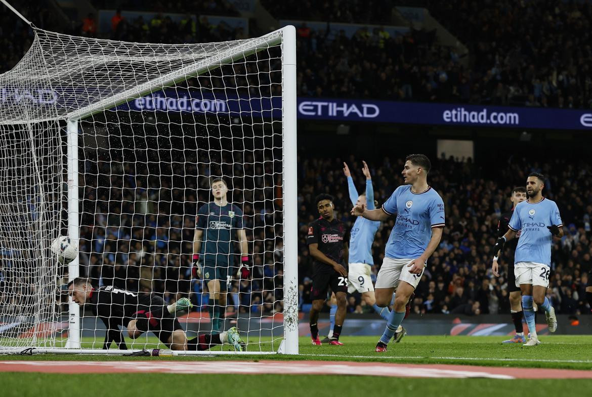 Julián Álvarez, Manchester City. Foto: REUTERS.