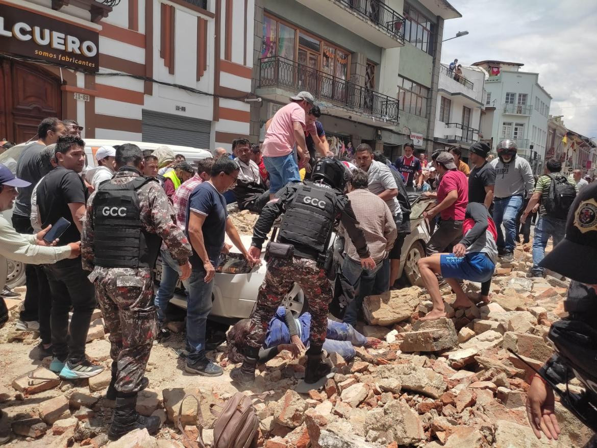 Sismo en Perú. Foto: Twitter @RadioNacionalFM.