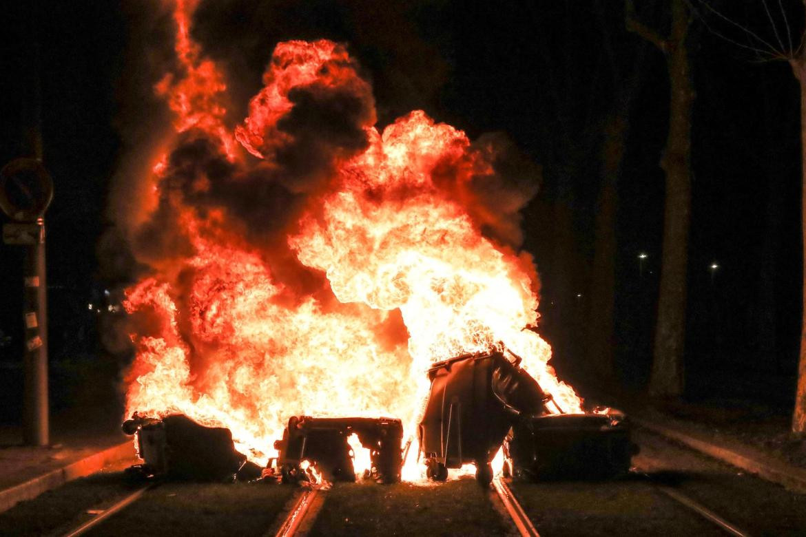 Huelgas y protestas en Francia. Foto: EFE