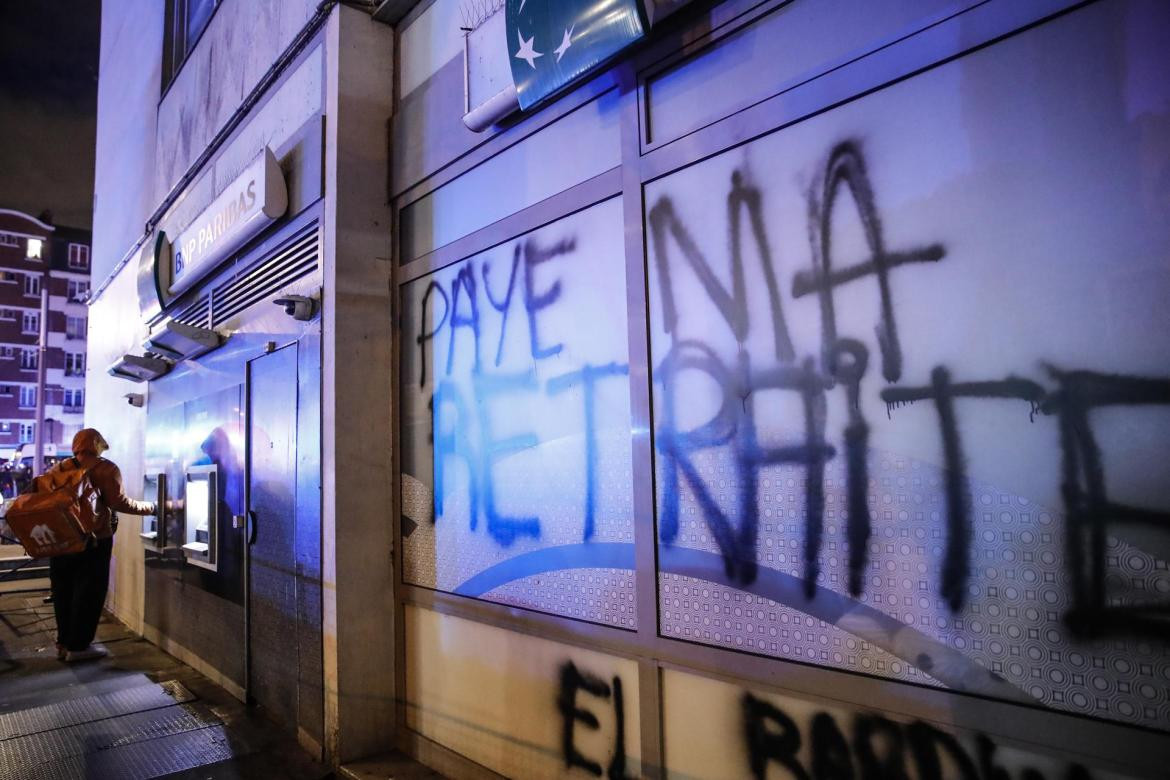 Huelgas y protestas en Francia. Foto: EFE