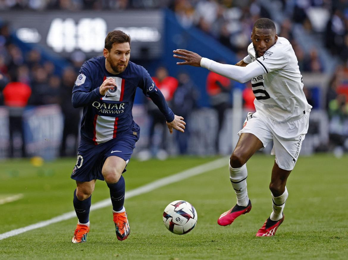 Lionel Messi; PSG vs. Stade Rennes. Foto: Reuters.