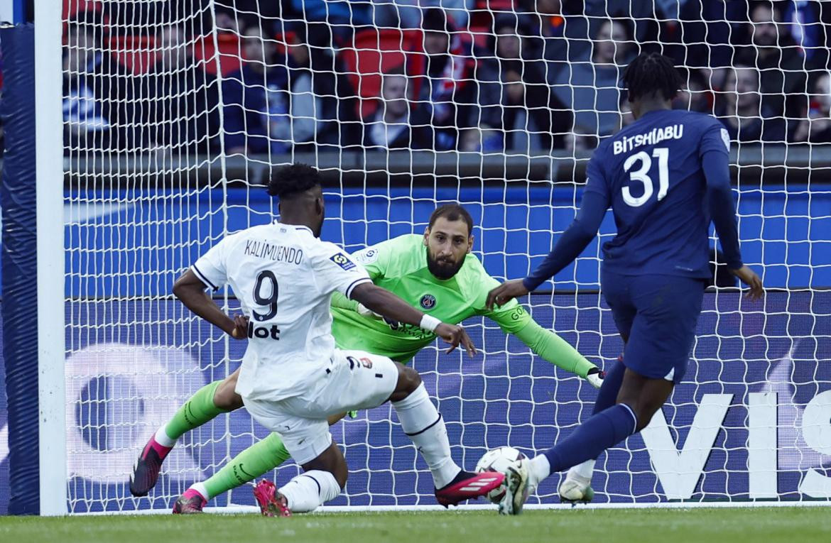 Arnaud Kalimuendo; PSG vs. Stade Rennes. Foto: Reuters.