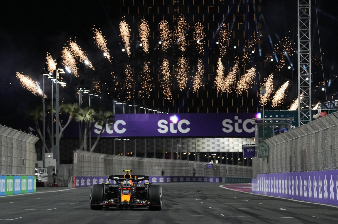 Sergio Pérez; Gran Premio de Arabia Saudita. Foto: Reuters.